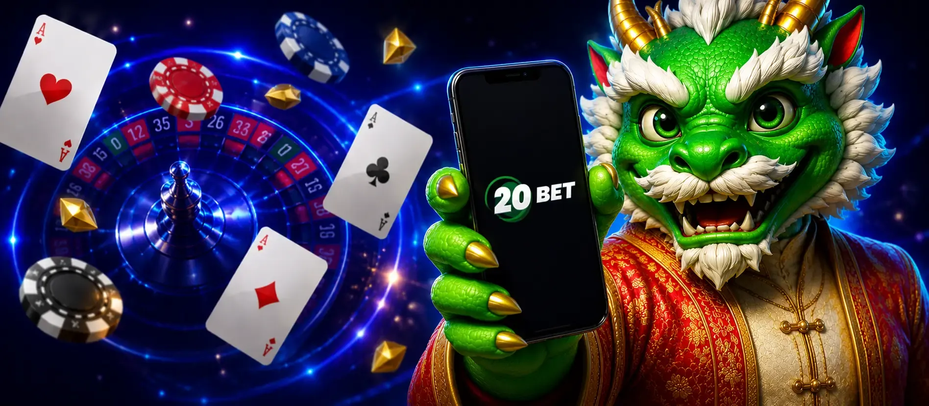 20Bet mobile per il gioco online